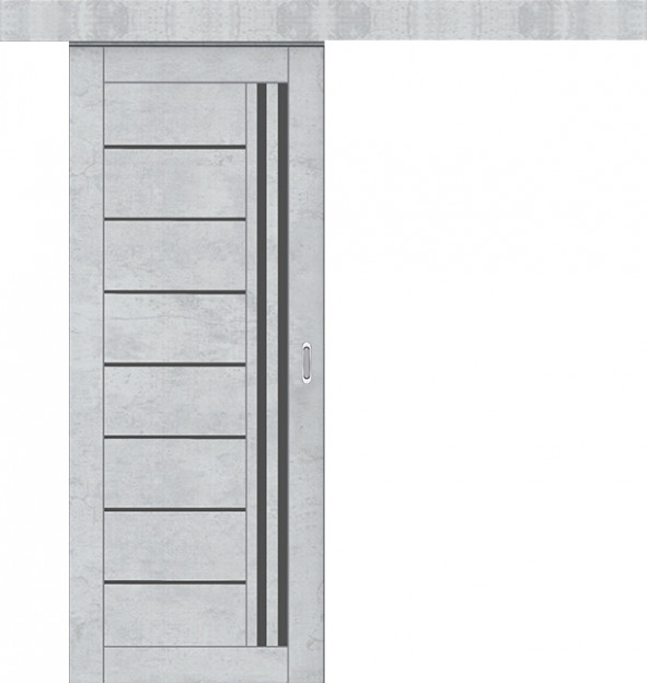 Межкомнатная дверь Q-38 ПО Базальт белый КУПЕ одностворчатая Quest doors