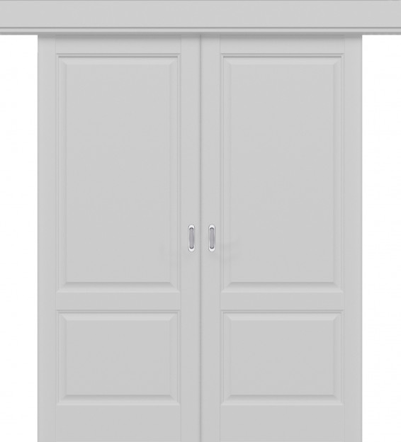 Межкомнатная дверь QD-1 ПГ Эмлайн Грей КУПЕ двухстворчатая Quest doors