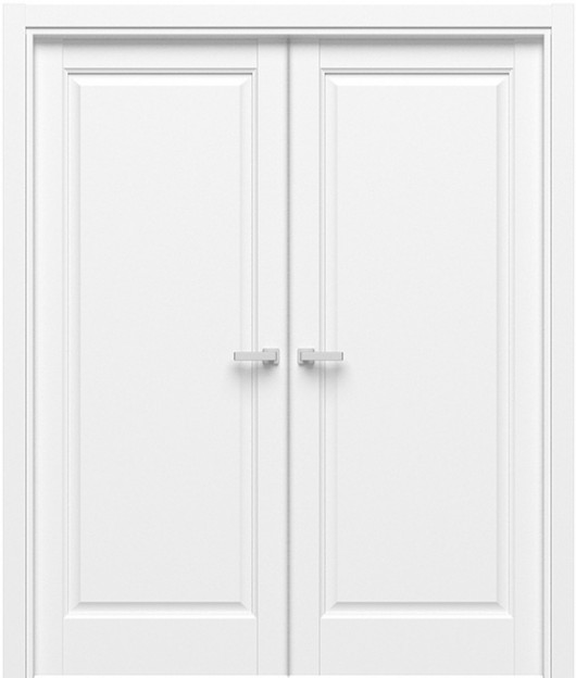Межкомнатная дверь QD-5 ПГ Эмлайн аляска распашная двухстворчатая Quest doors